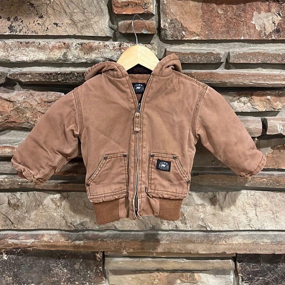 Polar King by Key Heavy Cotton Fleece Lined Hooded Jacket